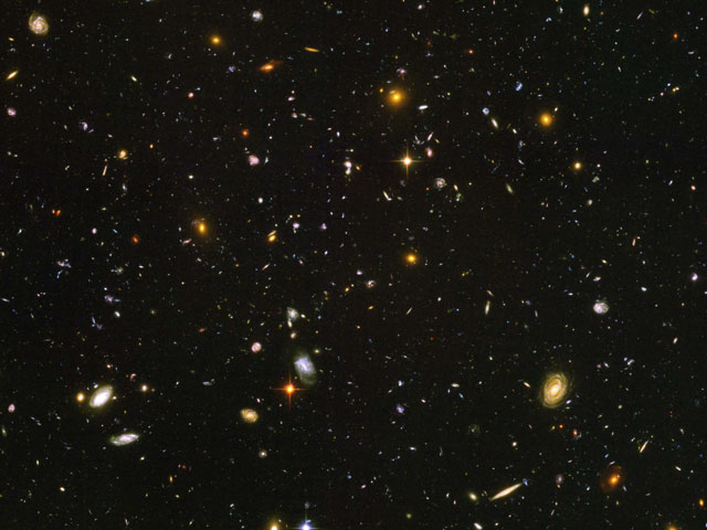 Hablovo ultraduboko polje - presek čitave istorije svemira